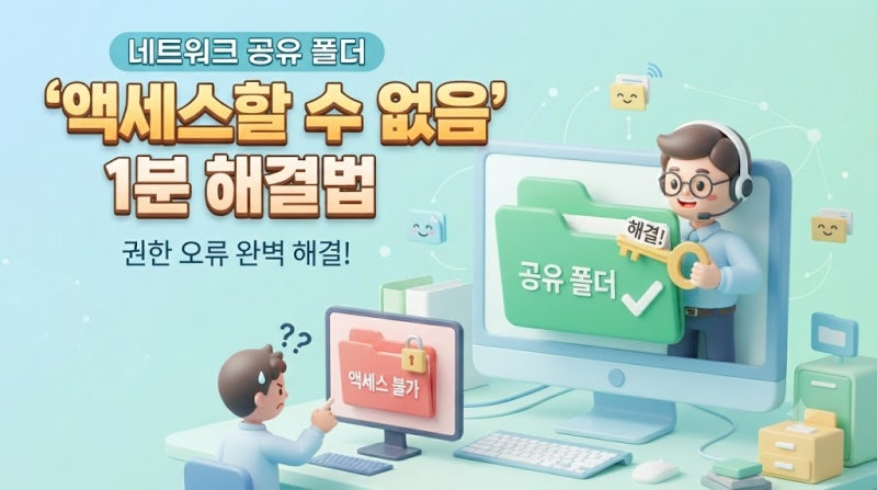 ネットワーク共有フォルダ「アクセスできません」を1分で解決する方法