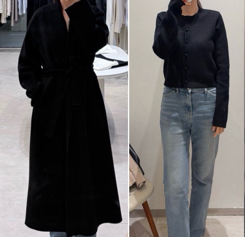 [시에 SIE] sie 하임 숄 칼라 코트, 조엔 버튼 포인트 카디건, 리스 부클레 니트 가디건, 왜 시에....
