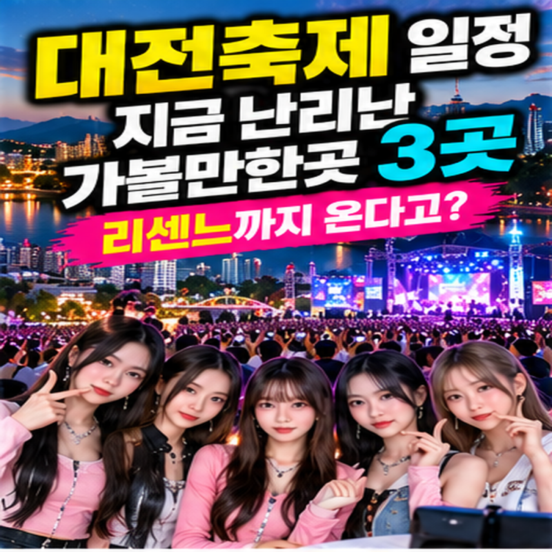 Daejeon Festival Schedule: 3 Must-Visit Hot Spots, Even Le Sserafim is Coming?