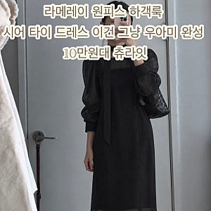 라메레이 원피스 하객룩 시어 타이 드레스 Sheer Layered Tie Dress 언니들의 여리여리한 추구미 10....