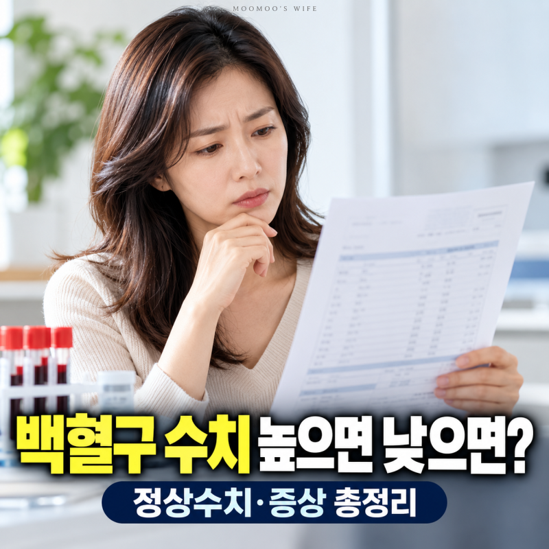 백혈구 수치가 높으면 낮으면 나타나는 증상 및 정상수치 총정리