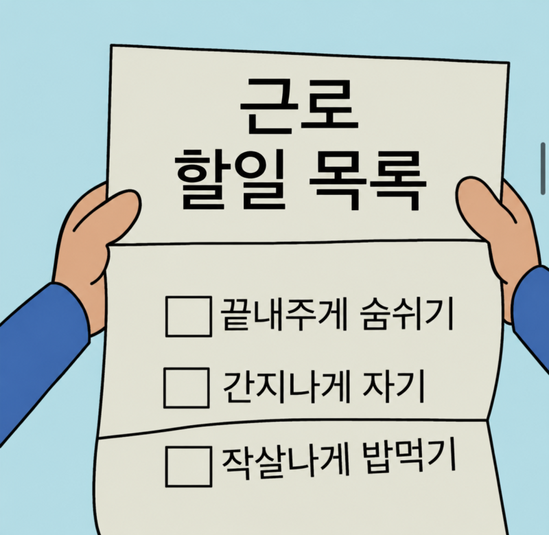 국가근로 교내 알바 솔직 후기