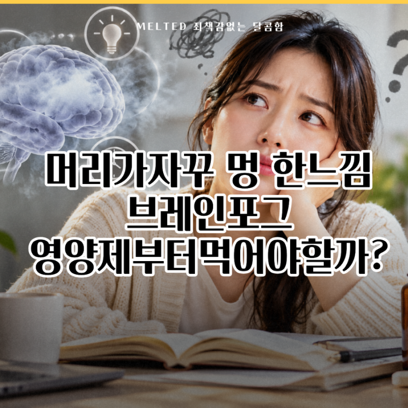 “머리가 자꾸 멍한데…” 브레인포그 영양제부터 먹기 전에 확인할 것 5가지
