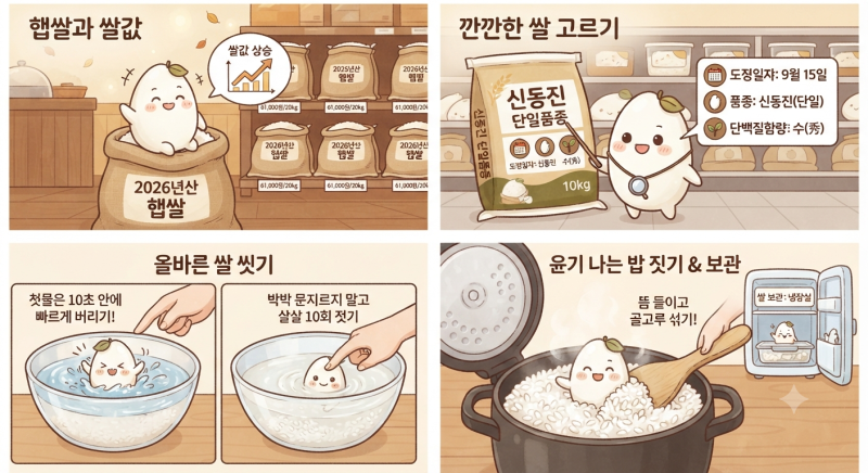 햅쌀 나왔습니다 / 쌀 고르는 법부터 윤기 나는 밥 짓는 법까지 (feat. 요즘 쌀값)