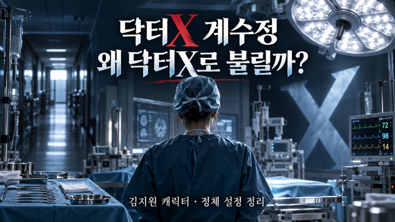 Why is Gye Su-jeong called Doctor X? Kim Ji-won's Character and Identity Explained