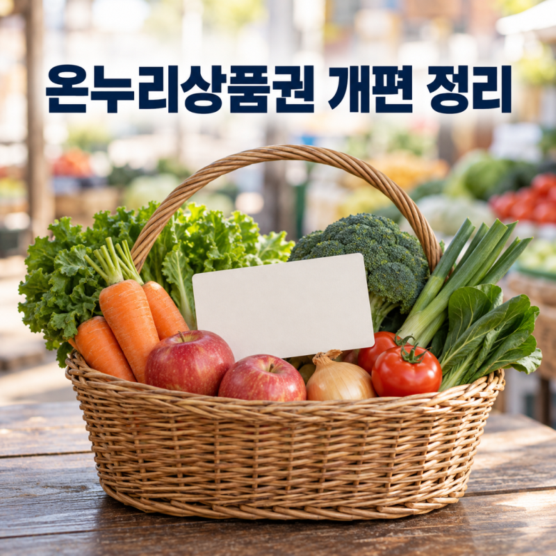 전통시장 10%.. 온누리상품권 2027년 개편 정리