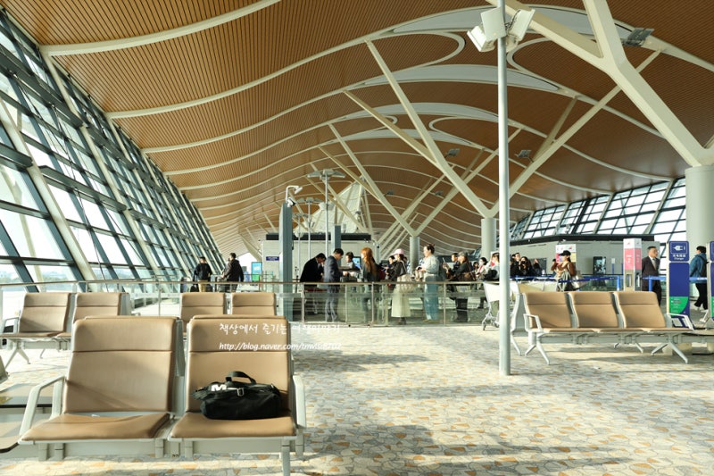 중화권 여행 중국 상하이 푸동공항 출국 항공사 체크인 짐검사