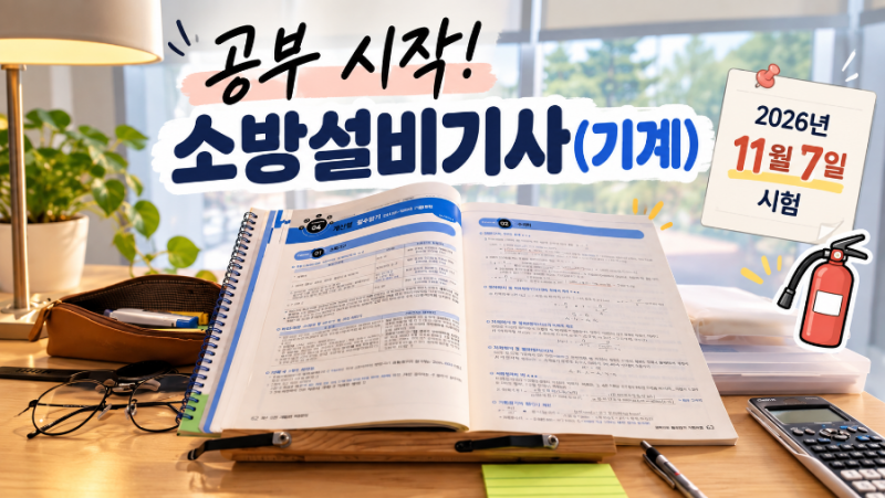 소방설비기사(기계) 실기, 다시 공부 시작