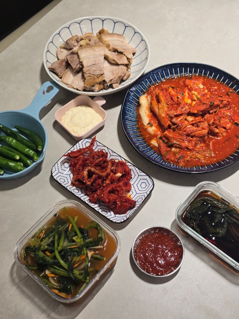 안성탕면 라면 스프 통삼겹 수육 레시피 맛있어요