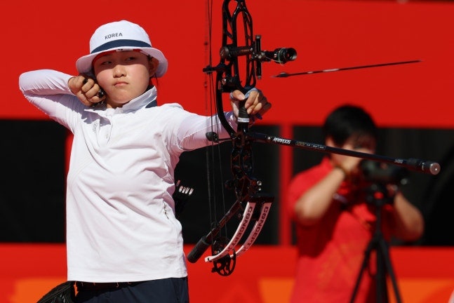 중3 신궁 강연서, 결승 진출 불발 143-147 패배에도 아시안게임 새 역사