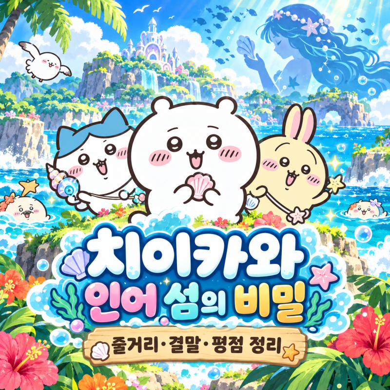 극장판 치이카와 인어 섬의 비밀 줄거리·결말 포함 스포일러｜세이렌의 진짜 복수와 소름 ....