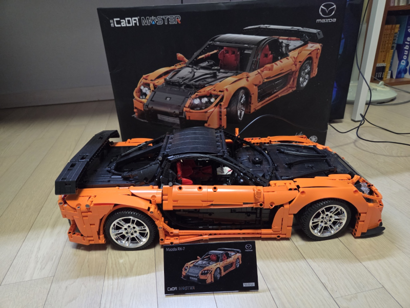 카다 마스터 C61502 마쯔다 RX-7 3305피스 조립 후기: 레고를 뛰어넘는 로터리 엔진의 현실 반영!