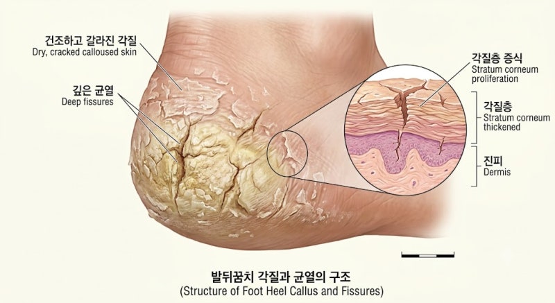 발뒤꿈치가 갑자기 갈라지기 시작했다면｜겨울 전에 관리해야 하는 이유