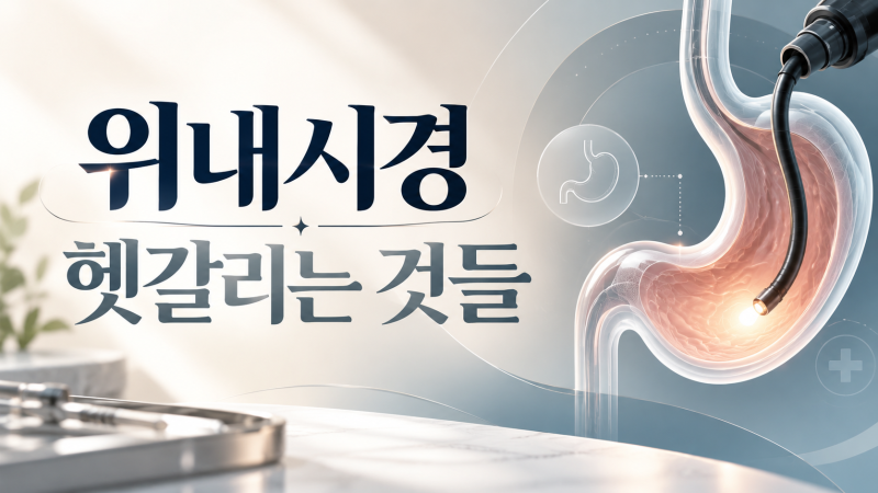위내시경 전 금식 몇 시간? 수면내시경·조직검사·결과에서 많이 헷갈리는 것들