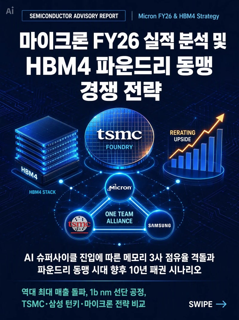 마이크론 FY26 4분기 실적 매출 $542억, 영업이익률 80%가 가능했던 이유