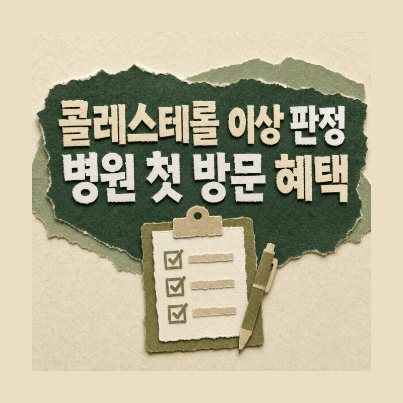 이상지질혈증 확진검사 진료비 면제, 콜레스테롤 240 넘었다면 기한은 다음 해 3월 31일