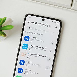 갤럭시 글씨체 글꼴 변경 방법 폰트 설정까지