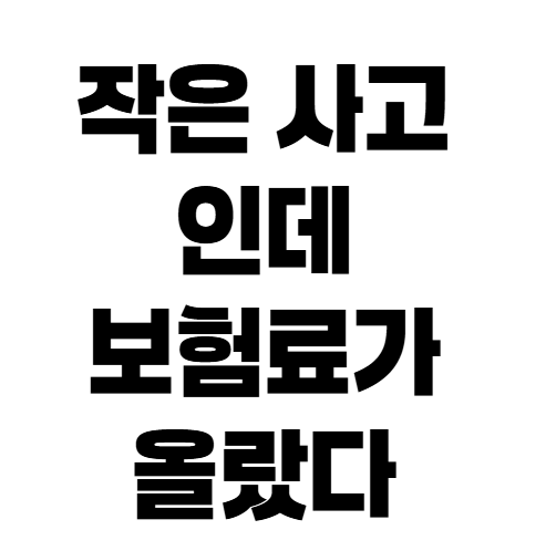 물적사고 할증기준금액 200만원 선택 전 꼭 알아야 할 보험료 차이