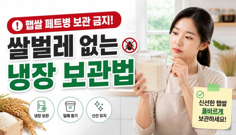 햅쌀 페트병에 보관하면 안 됩니다, 쌀벌레 생기는 이유와 가을 잡곡 제대로 보관하는 법