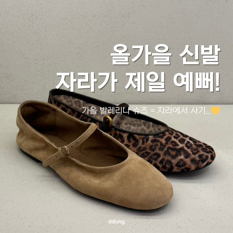 올 가을 신발은 자라에서, 자라 메리제인 플랫슈즈 착용 후기