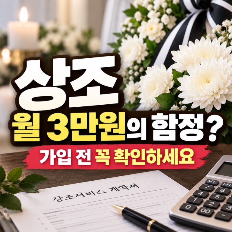 상조보험 드는 게 나을까? 월 3만원보다 중요한 게 따로 있었다