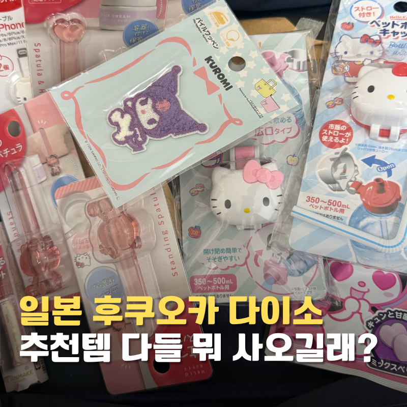 일본 후쿠오카 다이소 추천템 다들 뭐 사오길래?