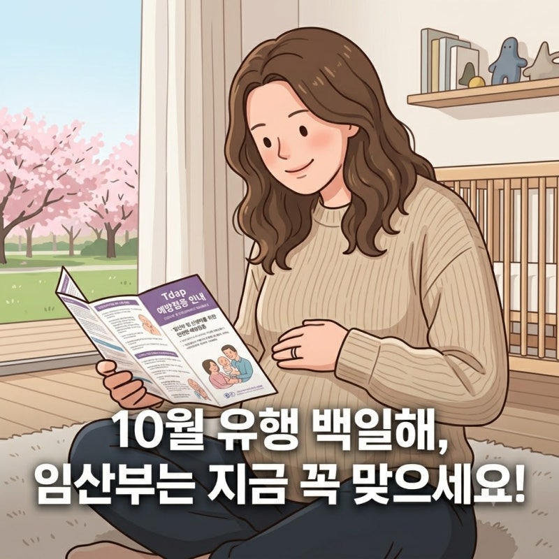 10월 가을철 임산부 백일해 주사 예방접종 시기 가격 및 남편 같이 맞춰야 하는 이유