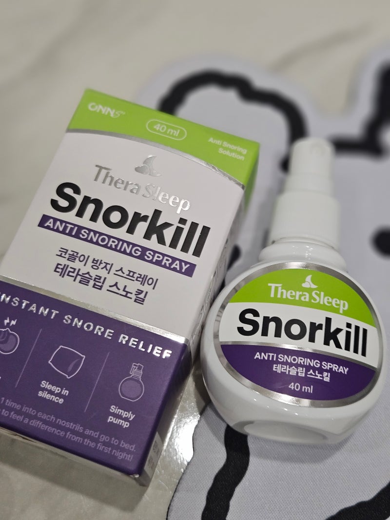 코골이고치는법 궁금하다면? 스노킬 코골이스프레이로 해결한 후기