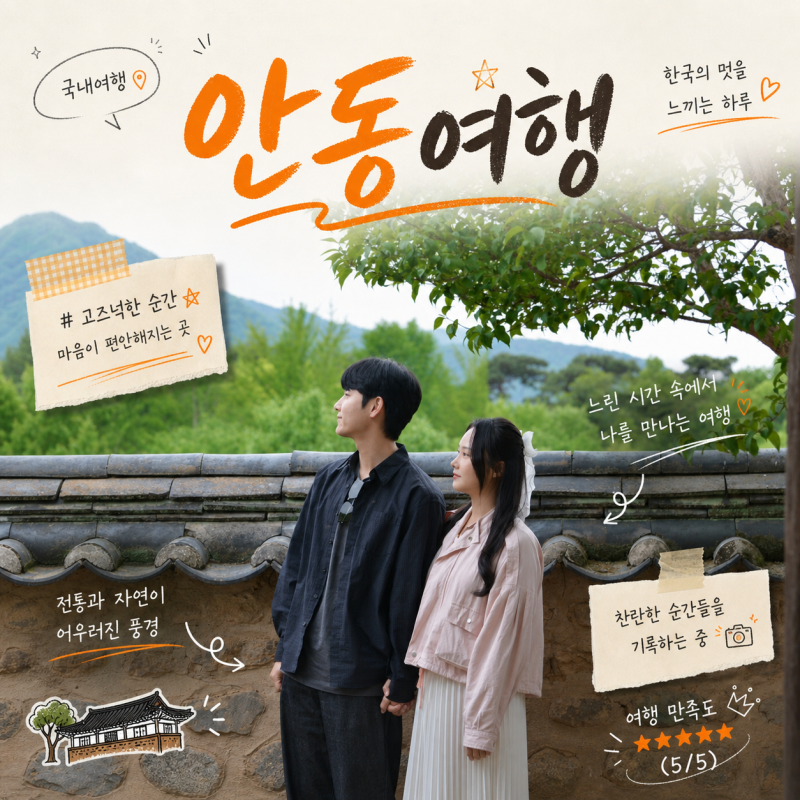 Recommended Andong Travel Course | A Fulfilling 2-Day 1-Night Pedestrian Trip to Andong Without a Car