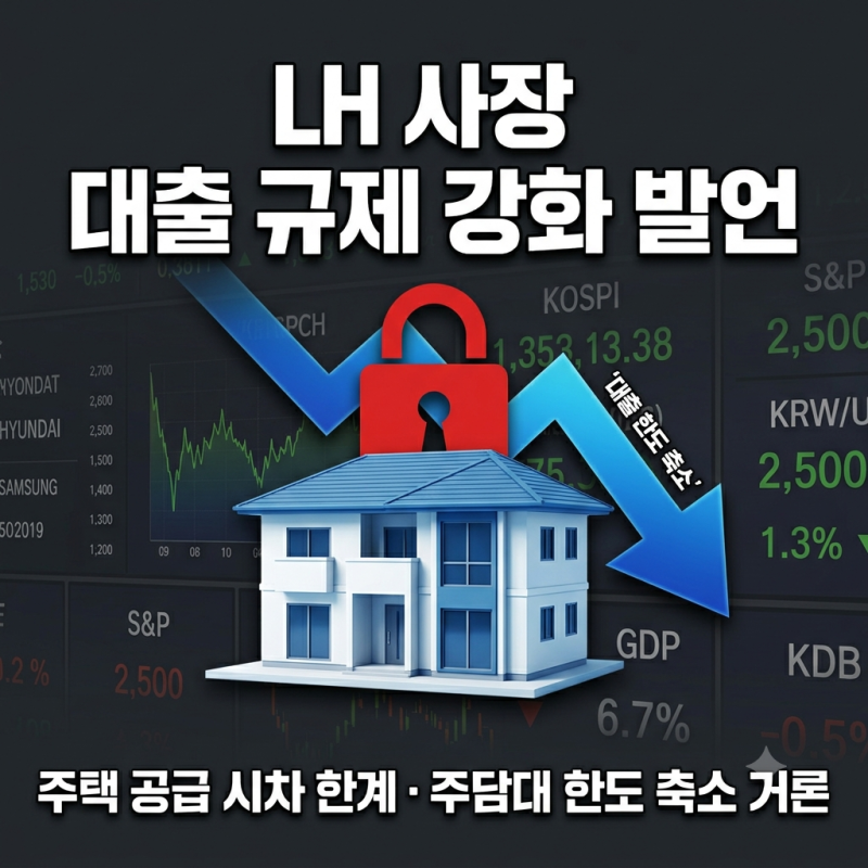 생애최초 주택구입자 LTV 70% 대출 규제 강화 가능성과 3기 신도시 청약 시사점