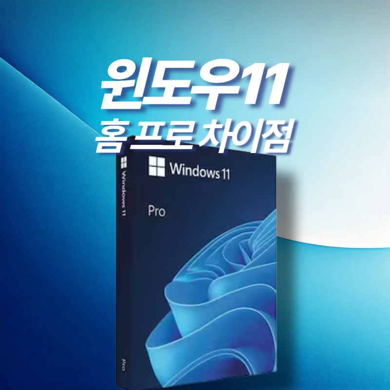 윈도우11 홈 프로 차이 및 정품인증 저렴하게 하는법