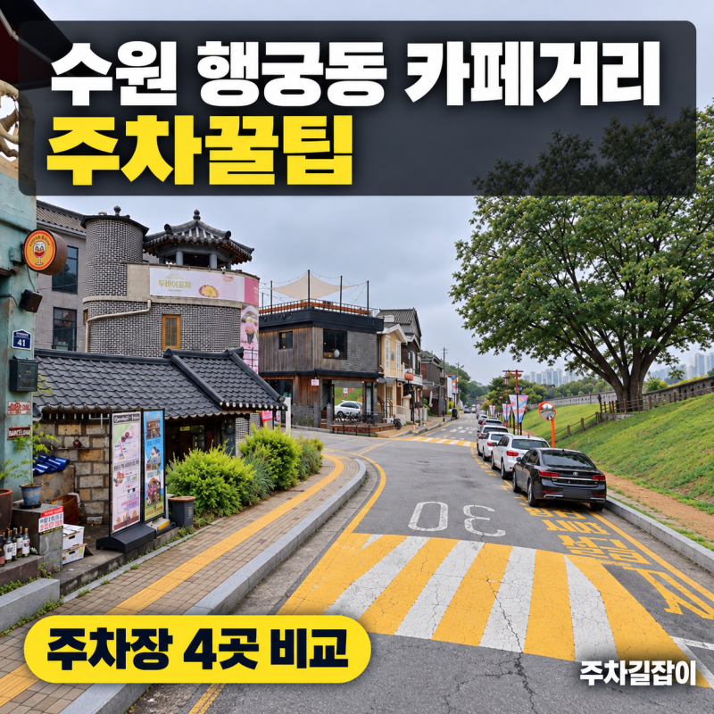 ⭐ 수원 행궁동 주차장 추천｜주차요금·주말 주차꿀팁 4곳 비교