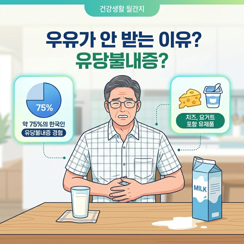 [건강] 나이 들면 우유가 안 받는 이유, '한국인 4명 중 3명 유당불내증'은 사실일까