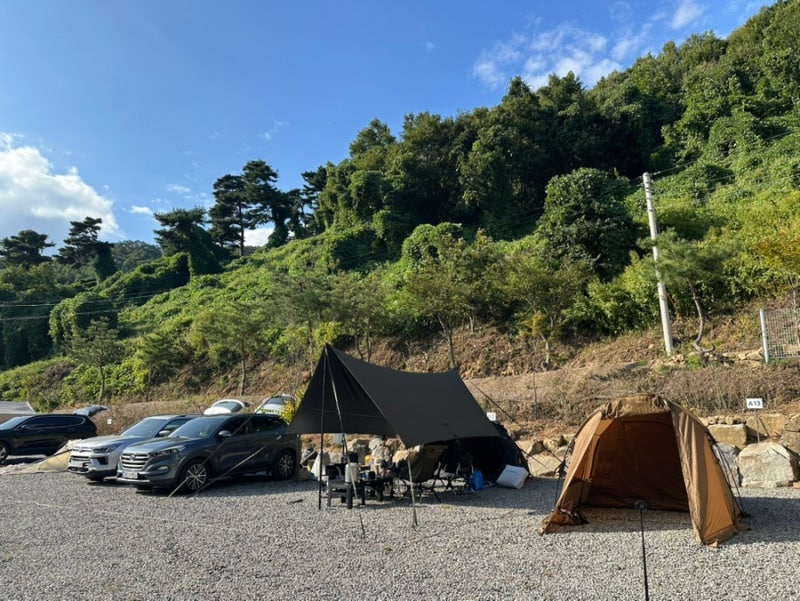 충남 천안 캠핑장 [달꿈오토캠핑장] 노키즈 캠핑 A사이트 내돈내산 후기
