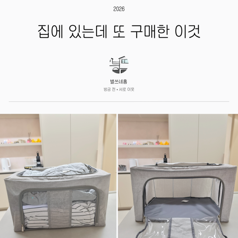 다이소 수납박스 대형, 집에 있는데도 5천원짜리 또 산 이유