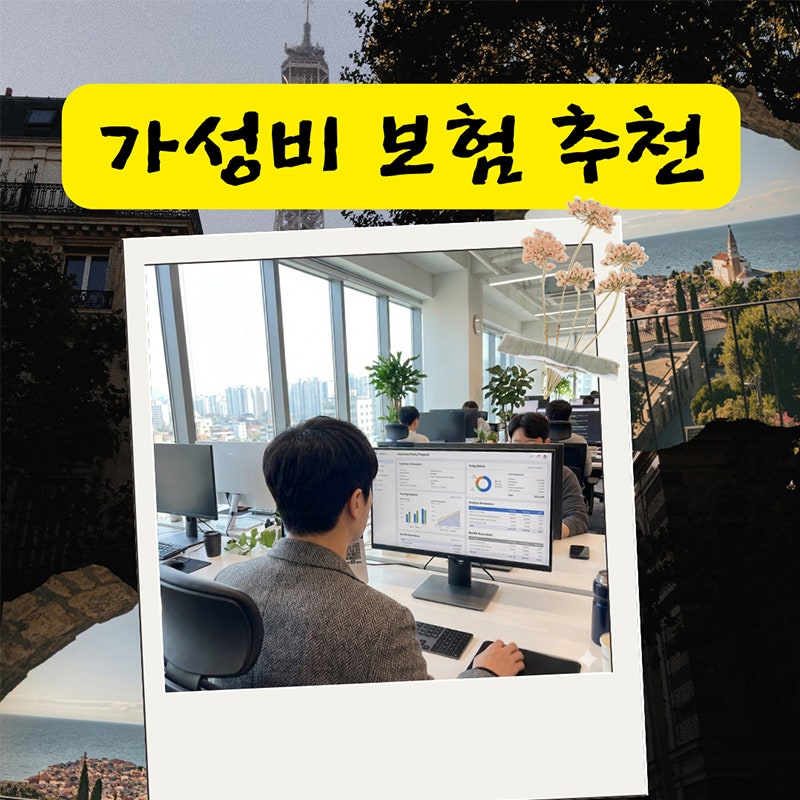 가성비 좋은 보험 추천 365일 보장 가능