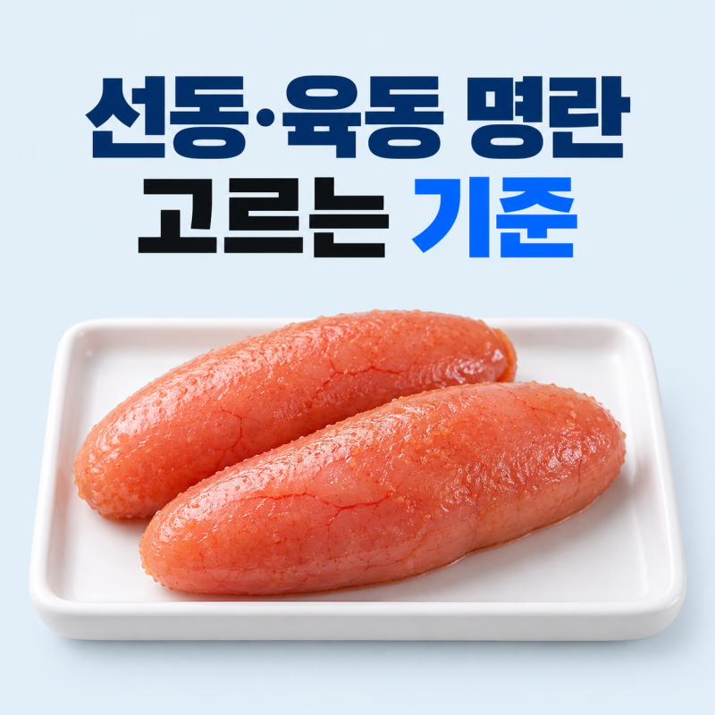 명란젓 명태알 대구알 수입산 구분법부터 짠맛 줄이는 손질과 냉동 보관법