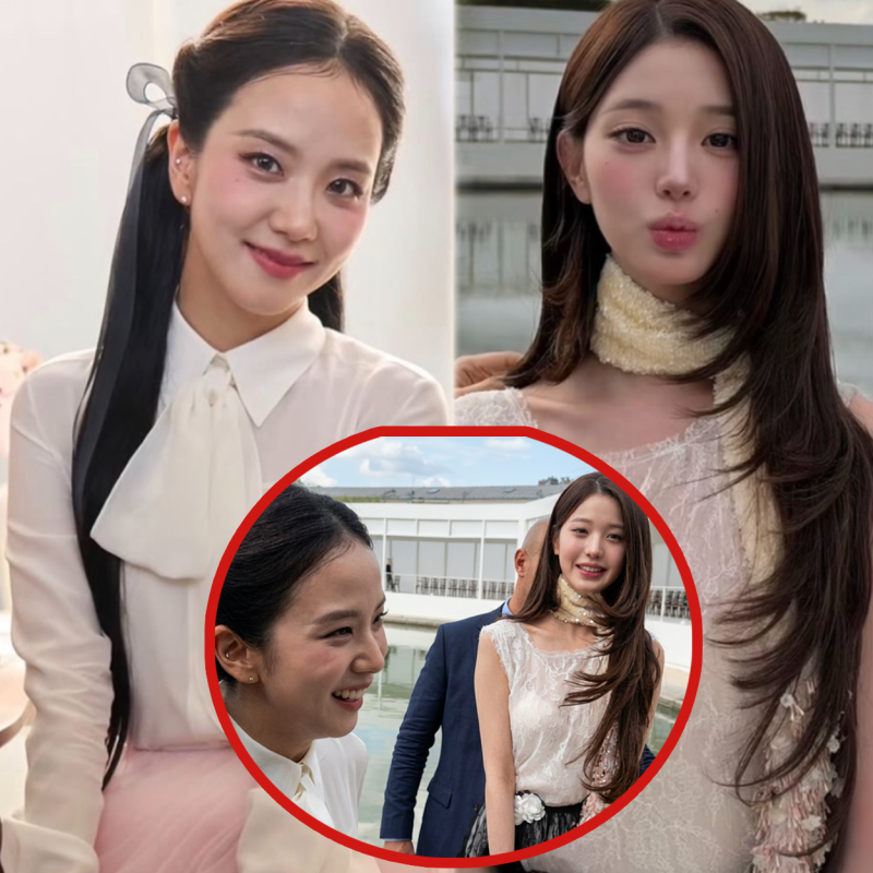 지수 장원영 디올쇼 투샷 화제 미우미우 계약 끝내고 디올 앰배서더 확정인가?