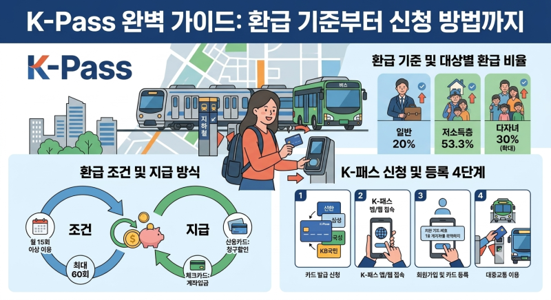 [Part 1] K-패스 완벽 가이드: 환급 기준부터 신청 방법까지
