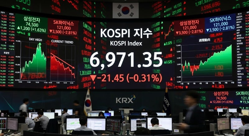 [종합증시] 코스피 반등 성공하며 6,970선 회복… 코스닥 4%대 폭등 및 반도체·바이오 주도주 ....