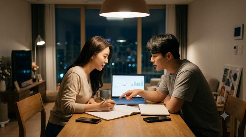 신혼부부 돈 모으기, 통장 쪼개기 4단계로 1억 모으는 법