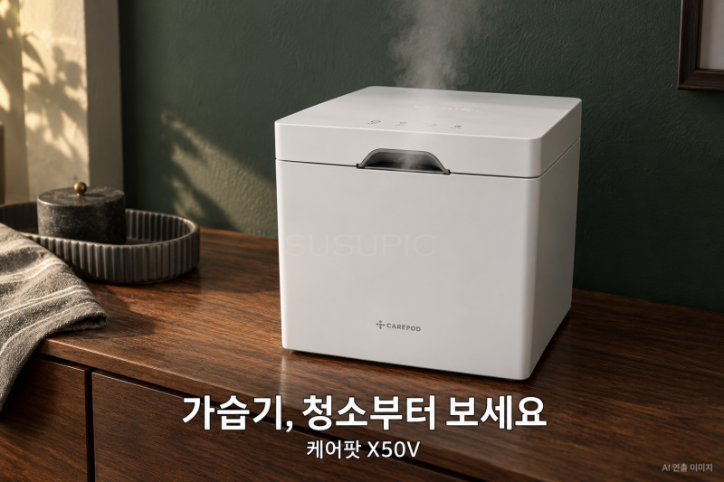 가습기 청소가 귀찮다면? 케어팟 X50V, 세척 구조부터 살펴봤어요