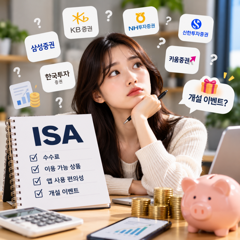 ISA 계좌 개설 어디서 할까? 증권사 이벤트만 보고 고르면 안 되는 이유
