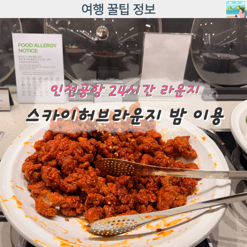 인천공항 24시간 라운지 어디? 스카이허브라운지 서편 직접 이용 후기