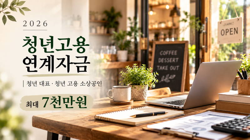 2026 청년고용연계자금, 청년 사장님이라면 확인…대출한도·금리·신청조건 총정리