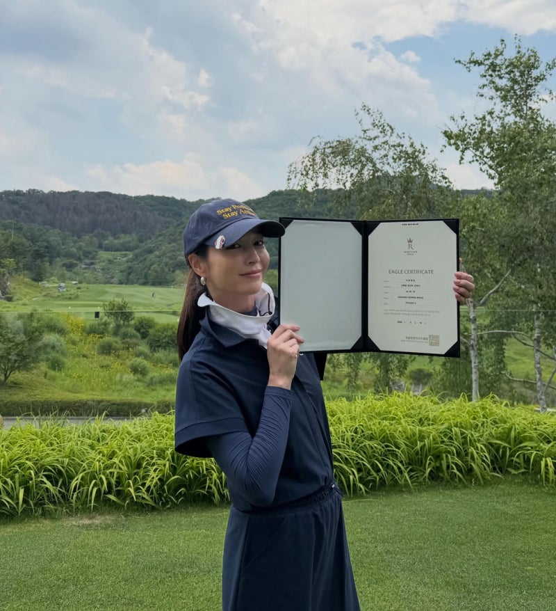 이병헌❤️이민정, 드디어 골프 첫 이글! 골프실력 못지 않은 고급스런 골프웨어 코디⛳