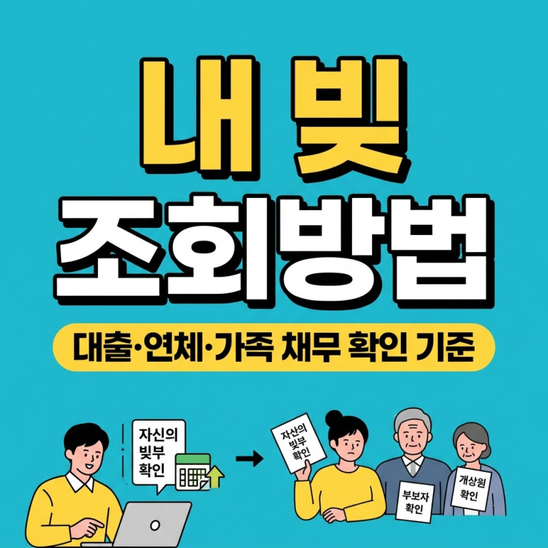 내 빚 조회방법부터 배우자·부모님·사망자 채무조회까지 대상별 확인 기준