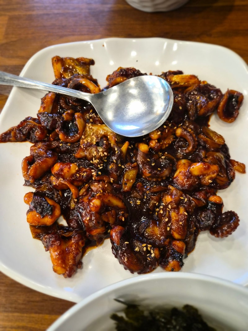 창원 시티세븐 맛집 바보형제쭈꾸미 | 매콤한 쭈꾸미 볶음 (주차·순한맛 팁)