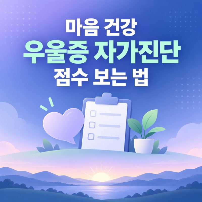 우울증 자가진단 테스트 점수 보는 법｜PHQ-9 기준과 정신건강의 날(10월 10일) 상담·바우처 안....