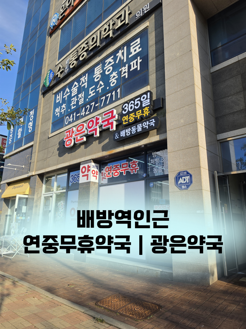 [천안/아산] 약국 성지 창고형 배방역 약국｜광은약국